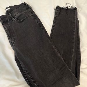 High Rise Black Jeans